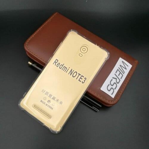 WIERSS Anti-knock Transparent TPU Case for Xiaomi Redmi Note 3 4 Pro Prime 16G 32GB 64GB Back cover Case fundas