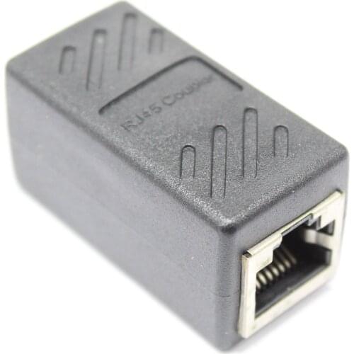 Elistooop RJ45 Female To Female Network Ethernet LAN Splitter Connector Transfer Head RJ45 Adapter Coupler