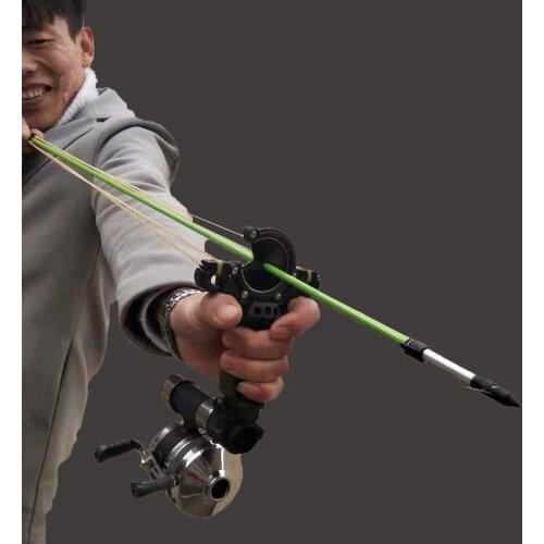 Hunting Fishing Slingshot Shooting Catapult Bow Arrow Brush Bow Sling Shot Catapult Crossbow Bolt Shooting Fish 2020 New