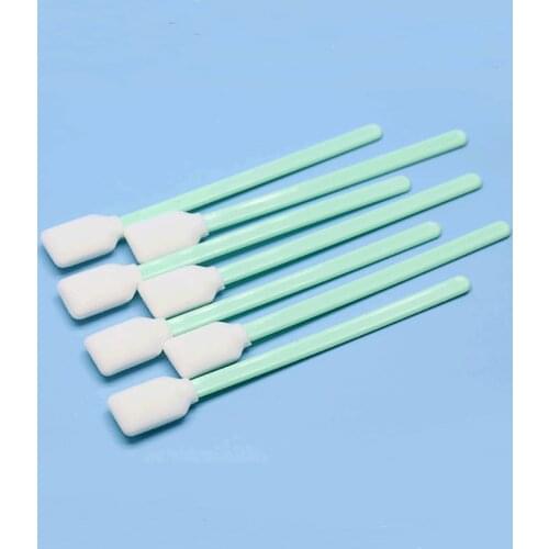 Laser lens wiping cotton swab dust-free sponge head cotton swab 10cm / 12cm / 16cm100 / 1 bag for cleaning lens cotton swab