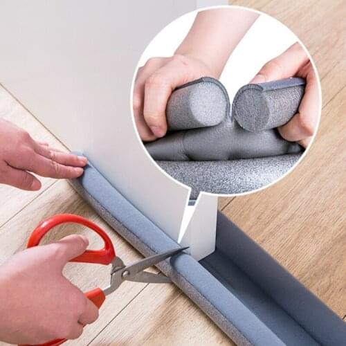 1 Pc 93cm Flexible Door Bottom Sealing Strip Guard Sealer Stopper Weatherstrip Wind Dust Blocker Protector