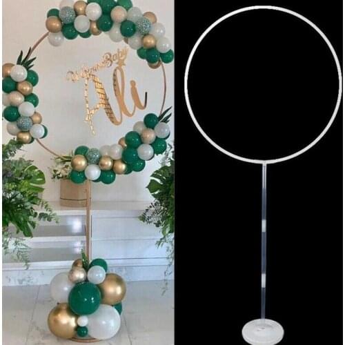 80cm Column Balloon Table Floating Ring Bracket Baloon Stand Birthday Party Decoration For Kids Adult Birthday Balloon Accessory