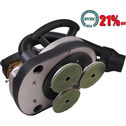 800W MY-3018 Electric Hand Triad Planetary Polisher Dry And Wet Dual Purpose Concrete Marble Granite Stone Wet Grinder 220V/110V