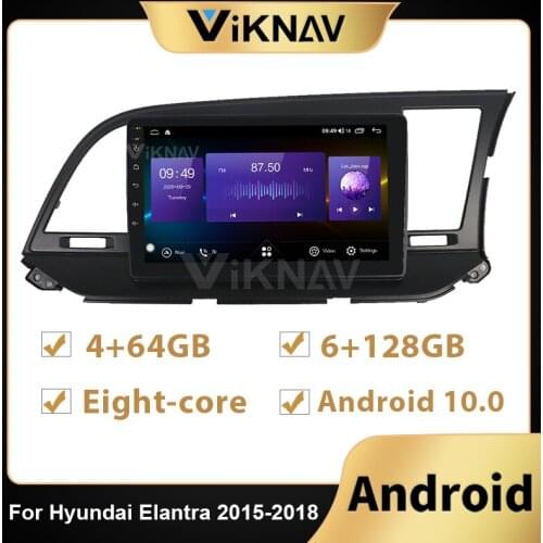 128G Android DVD player IPS DSP Car Radio Multimedia Player For Hyundai Elantra 2015 2016-2018 RHD car head unit GPS navigation