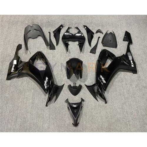 For Kawasaki Ninja ZX10R ZX-10R 2008-2010 Motorcycle ABS Full Car Protective Fairing Kit, 10R zx10r 08-10 Body Black Fairing