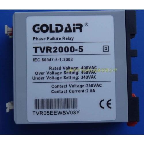 Phase Sequence Relay, Three-phase 400V Phase Break Protector TVR2000-5 TVR2000-5JY
