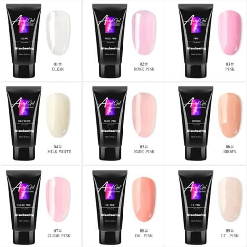 Nail Gel Nail Extensions Uv Gel Polish Acrylic Glue Lacquer Manicure Design Tools Quick-Building Luminous Nail Art Gel 30/15ml