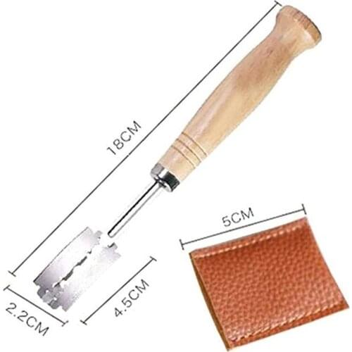 Bread Cutters With 5PCS Replacement Blades Baking Knife Tools For Western Baguette French Toast Cutter Bagel Arc Curved Knife