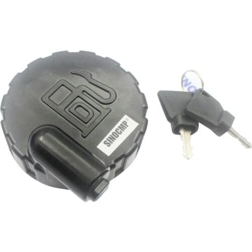 SINOCMP oil cover, fuel tank cap for JCB Backhoe , 1 year warranty