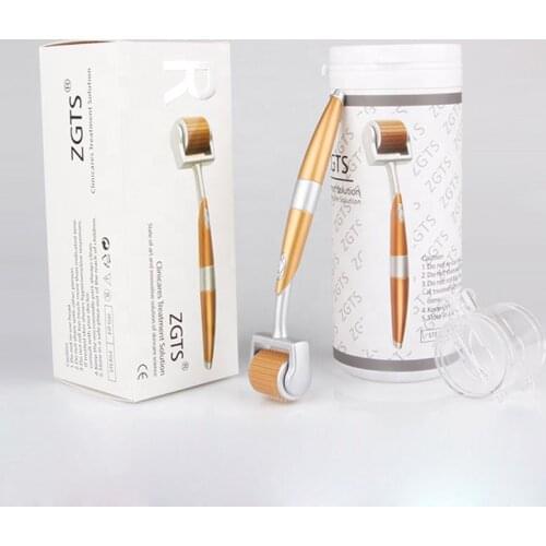 Mezoroller micro needle roller ZGTS titanium derma roller 0.2 0.25mm 192 microniddle roller for face mesoterapia corporal