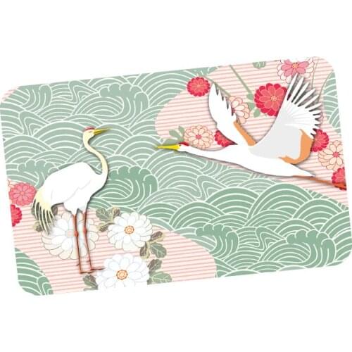 Chinese Style Floor Mat Kitchen Bedroom Waterproof Door Mats Home Decor Non-Slip Rugs