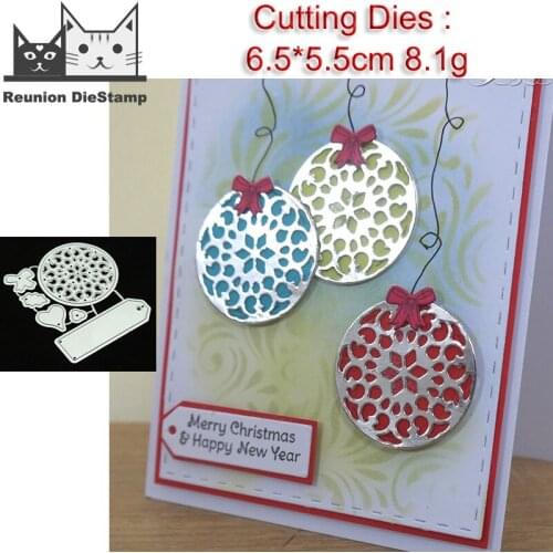 Reunion Christmas Label Metal Cutting Dies Stencils for DIY Scrapbooking Photo Album Decorative Embossing DIY Paper Cards 2020