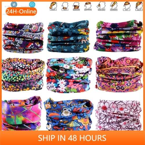 Multicolor Turban Magic Fashion Head Face Mask Neck Gaiter Headwear Motorcycle Tube Bandana Scarf Mask Unisex Women Men Headband