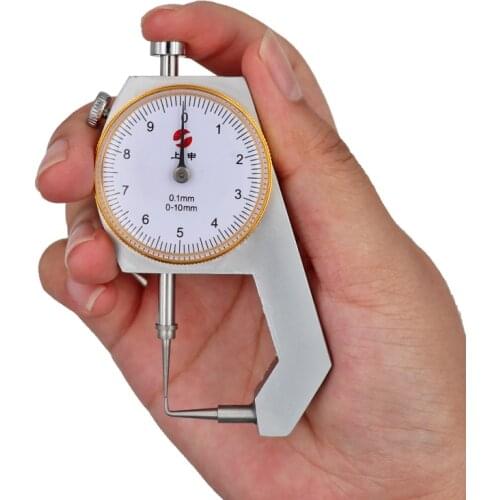 Dental Teeth Caliper-Thickness-Gauge Measurement Tool Lab Caliper Measuring Precision Watch 0-10*0.1mm Tooth Material Tools