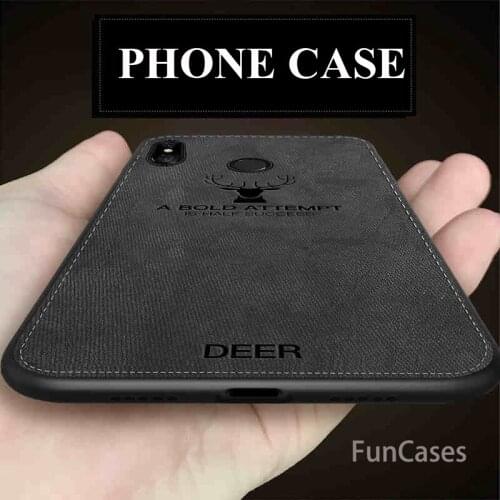 Fabric Case for Xiaomi Redmi Note 6 Pro 6 Classic Cloth Matte Skin Soft Hard Back Cover for Xiaomi Redmi 6 Pro Phone Cases