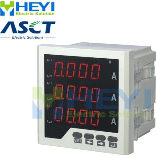 Three phase digital ampere meter LED AC digital current meter