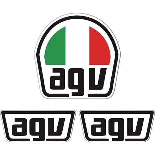 3D Epoxy Motorcycle Agv Helmet Sticker Decals Casco Moto Agv Visor Stickers Flag k5 k3 Italy Logo For Ducati Vespa Aprilia