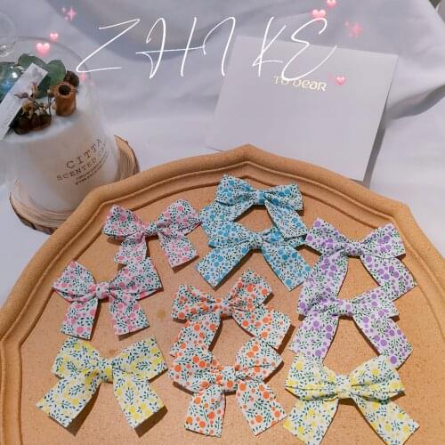 5*8cm 15pcs/lot Spring new edition bow DIY Tie Shaped Appliques Satin Ribbon Bow Appliques Craft DIY Wedding Decoration