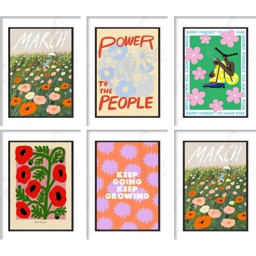 5d diy diamond painting color flower poster full diamond mosaic crafts poppy flower job cross stitch kit plant home decoration