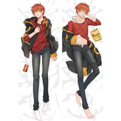 BL Male Hot Japanese Anime Mystic Messenger Luciel Choi Throw Otaku Dakimakura Gifts Bedding Hugging Body Pillow Case 150x50 CM