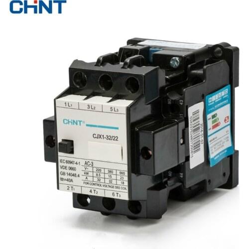 CHINT Communication CJX1-32/22 3TB44 AC Contactors Power Electric 380v 220v 110v 36v 24v Motor Coil