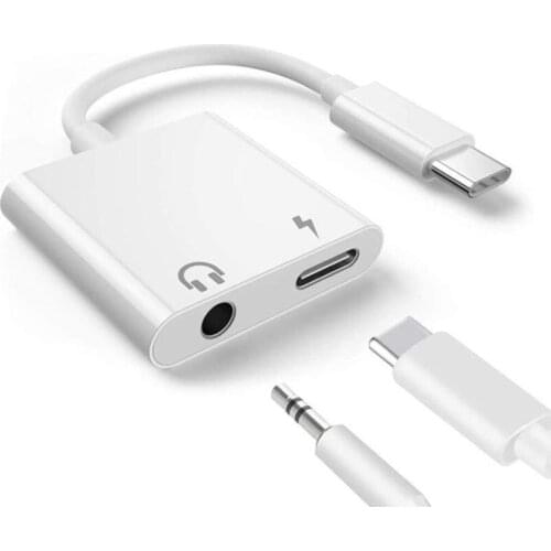 Type-C Digital Adapter DAC Decoding To 3.5mm Adapter Cable USB Shield Call Type C Adapter 2 In 1 Suitable for Huawei/Xiaomi