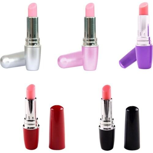 Discrete Electrical Mini Bullet Vibrator Lipstick Vibration Erotic Toys Products for Women Dropshipping