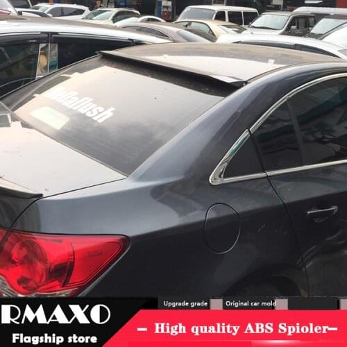 For Cruze Roof Spoiler 2009-2014 Chevrolet Cruze YDAJK Roof Spoiler ABS plastic Material Car Rear Wing Color Rear Spoiler
