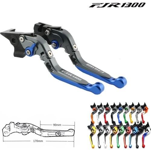 For Yamaha FJR 1300 Titanium CNC adjustable motorcycle brake clutch lever FJR1300 2004-2018 2011 2012 2013 2014 2015 2016