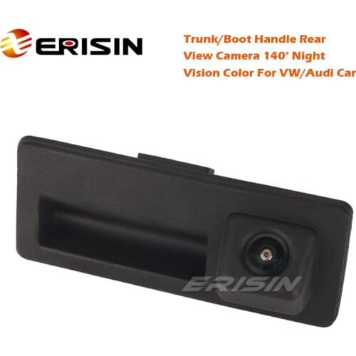 Erisin ES560 140° Night Vision Color NTSC Trunk/Boot Handle COMS Rear View Camera For VW For Audi