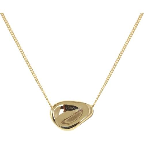 Cold Wind Gold Bean Acacia Red Bean Delicate Simple Temperament Couples Lock Chain