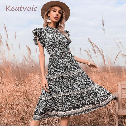 Женские летние платья Keatvoic China At AliExpress