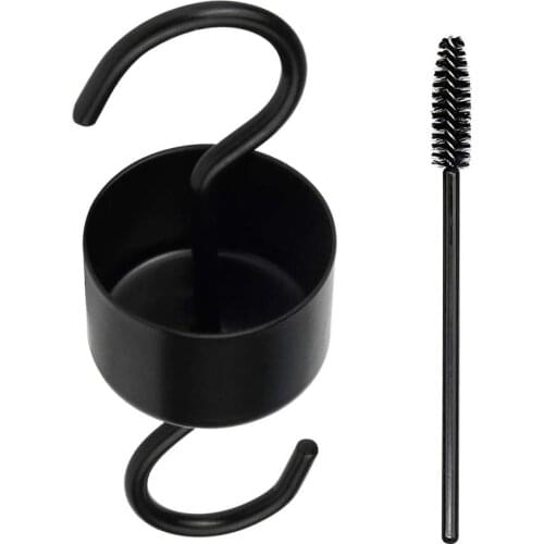 Hummingbird Feeder S Type Hook Brush Garden Window Bird Iron Hook Water Feeder Ant Moats Trap Protector Bird feeding accessories