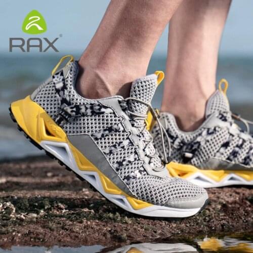 Rax Mens Aqua Shoes wading Quick-drying Breathble Fishing Shoes Women trekking Anti-slip Water Shoes hiking sports sneakers