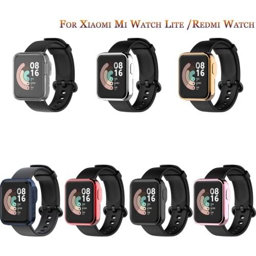 Soft Colorful Watch Protector Case For Redmi Screen Protective Cover Skin Shell for Xiaomi Mi Watch Lite Redmi Watch Accessories