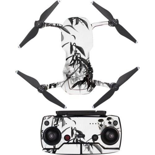 Chinese Painting Style Decal Skin Sticker For DJI Mavic Air Drone + Remote Controller + 3 Batteries Protection Film Cover A0116