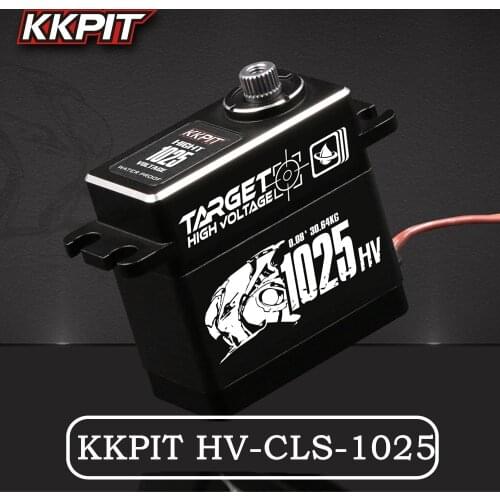 NEW KKPIT HV-CLS-1025 25KG 7.4V 0.08s high voltage Metal Waterproof IPX6 DIGITAL SERVO for RC Buggy Monster truck Crawler Scale