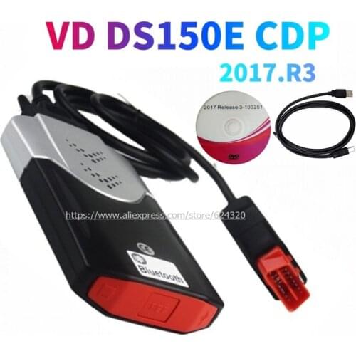 NEW VCI vd ds150e cdp 2017.R3 2016 keygen obdii obd2 Scanner for vd tcs pro car truck Accessories diagnostic tool bluetooth usb