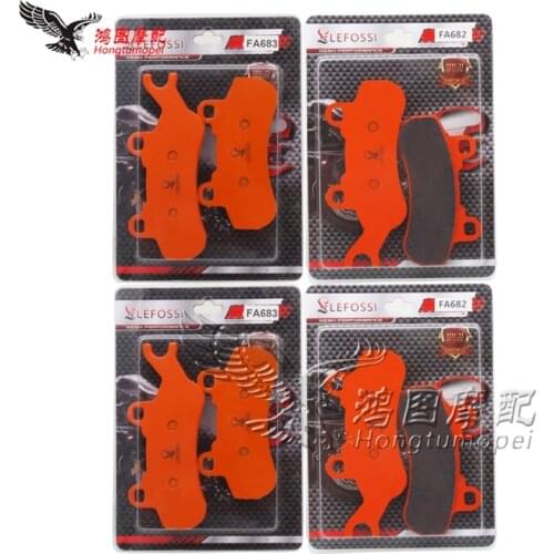 Motorcycle Front / Rear Brake Pads sets For UTV CAN Am Can-am BRP Maverick X3 2017 2018 Ryker 600 Ace Ryker 900 Ace 2018-2019