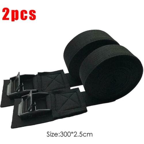 2X9.8 Ft Car Roof Rack Kayak Cam Buckle Lashing Strap Luggage Strap Material: Polyester Webbing + Zinc Alloy Buckle