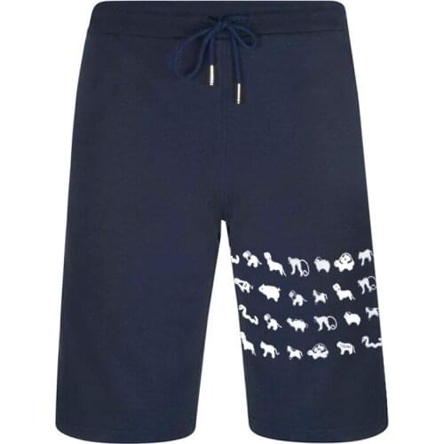 2021 Summer New Luxury Shorts Men Summer Cotton Animal Zoo Embroidery Sport Beach Pants Gym Running Original High Quality