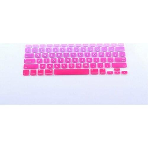 Silicone Gradient Rainbow US Keyboard Cover Keypad Skin Protector Film For Apple Mac Macbook Pro 13 15 17 Air 13 Retina 13