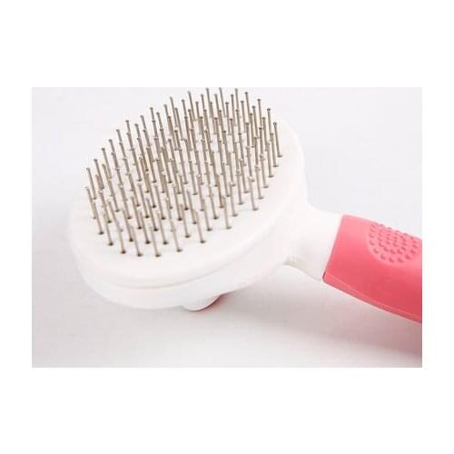 Pet Dog Hair Comb Cat Hair Comb Cleaner Combing Hairs Artifact Teddy Bear Combs Open Knot Brush Supplies Fashion Round Head