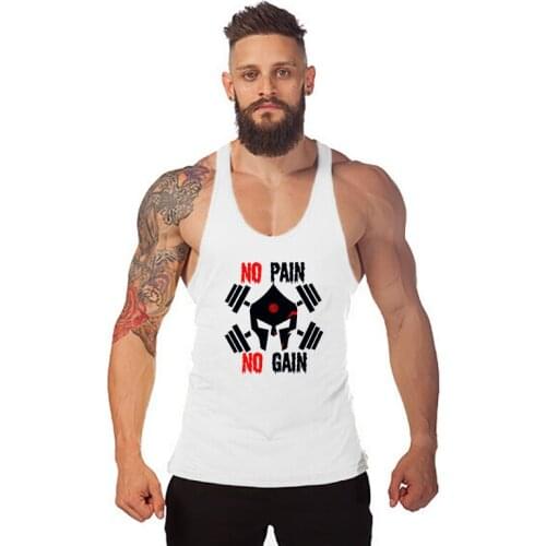 Gym Vest Fitness New Brand Fashion Cotton Sleeveless Shirts Tank Tops Men Fitness Sport Mens Bodybuilding Workout Singlets