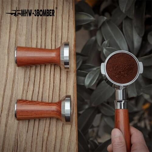 58mm Coffee Tamper For E61/NUOVA Flat Base 304 Stainless Steel Espresso Powder Hammer Coffee Accessories For Barista Tools