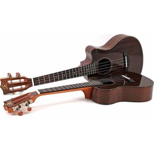 High-Grade 23/26 inch Ukulele Rosewood Gross Finish Classic Head Ukelele Mini Travel Guitar 4 strings Concert/Tenor uku