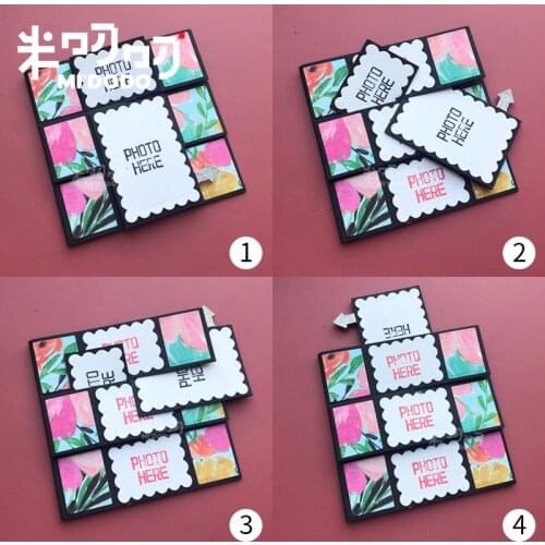 Revolve Slider Surprise Creative Cutting Dies 2019 for Scrapbooking Card Making Paper Craft Midodo New Metal Cutting Dies