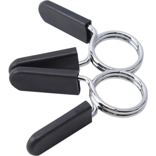 Barbell Lock 2Pcs 30mm Barbell Gym Weight Lifting Bar Dumbbell Lock Clamp Spring Collar Clips Sporting Accessories Sport Safety
