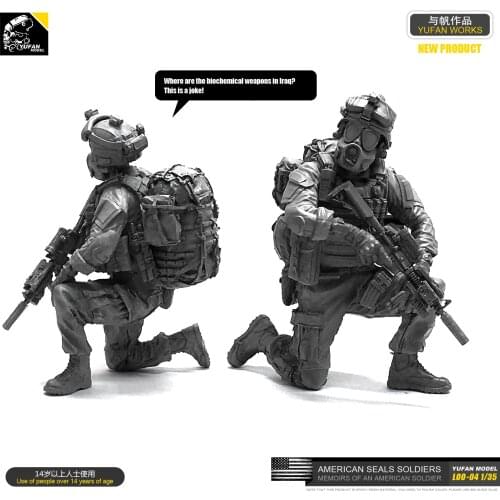 1/35 Resin Figure kits model U.s.Soldier self-assembled LOO-04