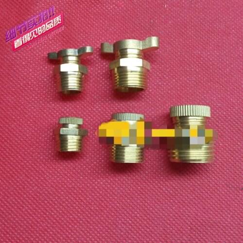 1pc 1/2 drain plug 4 points screw air compressor air pump copper drain valve drain valve 1.05/12.5